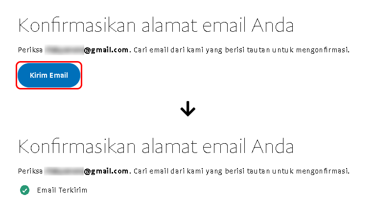 Konfirmasi alamat email
