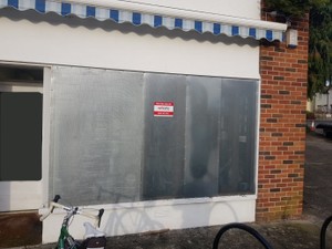 Shop front security screen