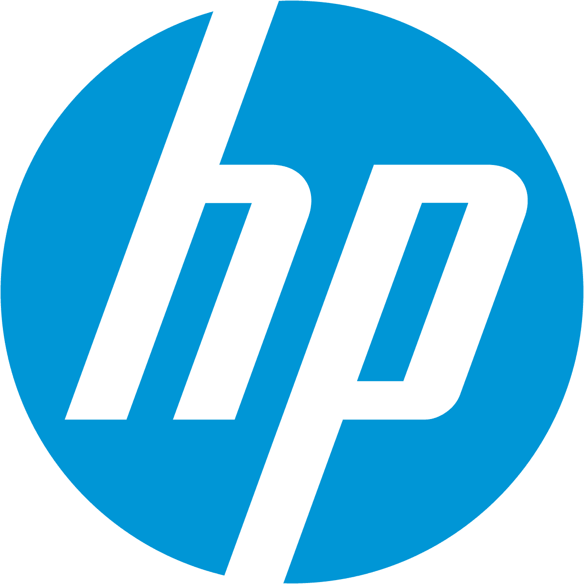 HP logotipas