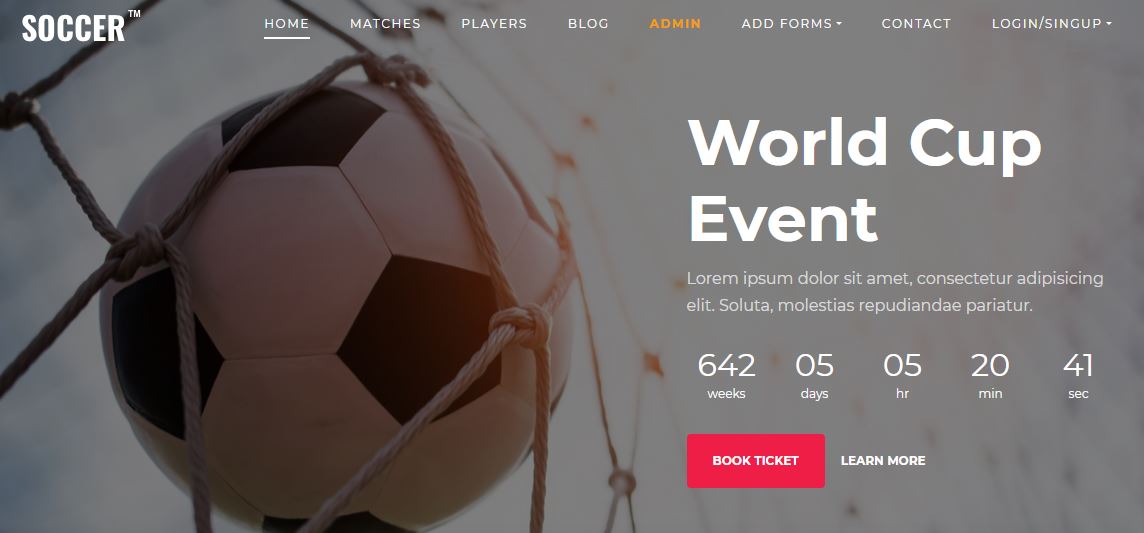 soccer screenshot webapp