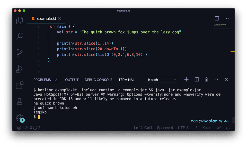 kotlin-string-slice-method-example-codevscolor