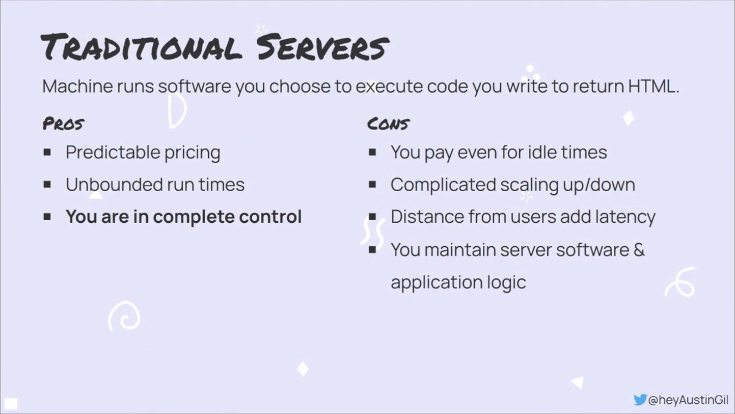 traditional servers