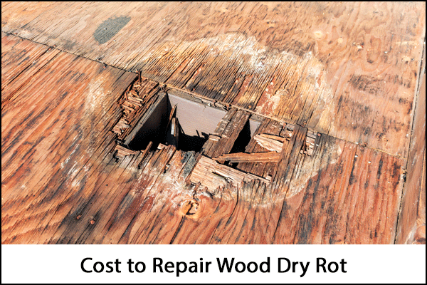 Cost to Repair Wood Dry Rot
