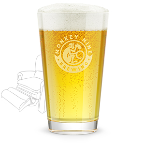 Dad's Lager Rendering of Monkey 9 Dad's Lager Beer