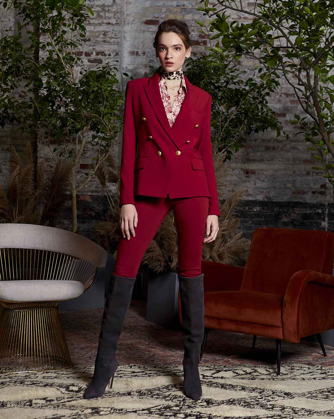 L'AGENCE - blazer Kenizie double dressed