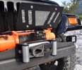 Cascade 4x4's Flipster Winch License Plate Mount Flipped Up