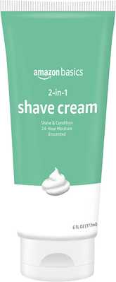 Amazon Basics 2-In-1 Shave Cream