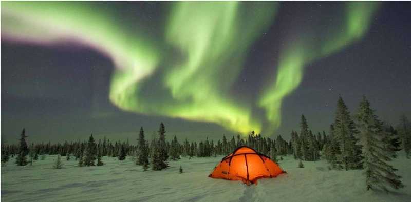 The Northern Lights at Waskesiu Canada National Park The Northern Lights at Waskesiu Canada National Park