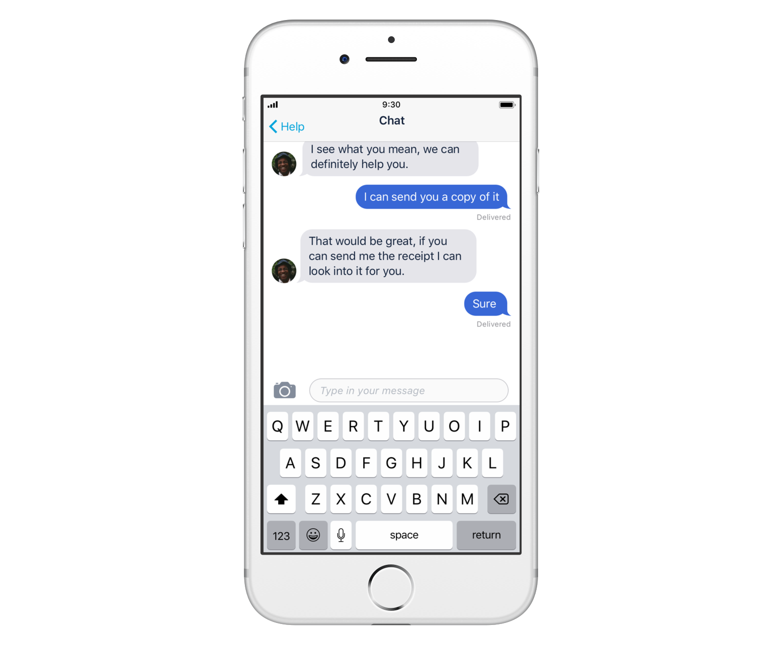 in-app chat