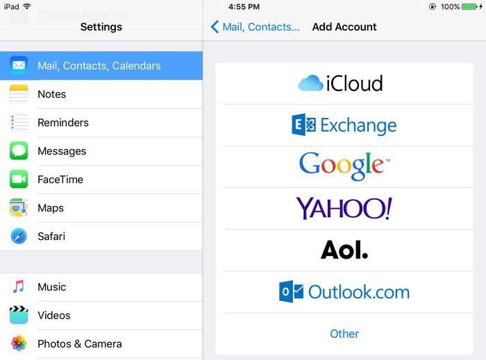 Как на айфон подключить аутлук. Outlook IPAD.