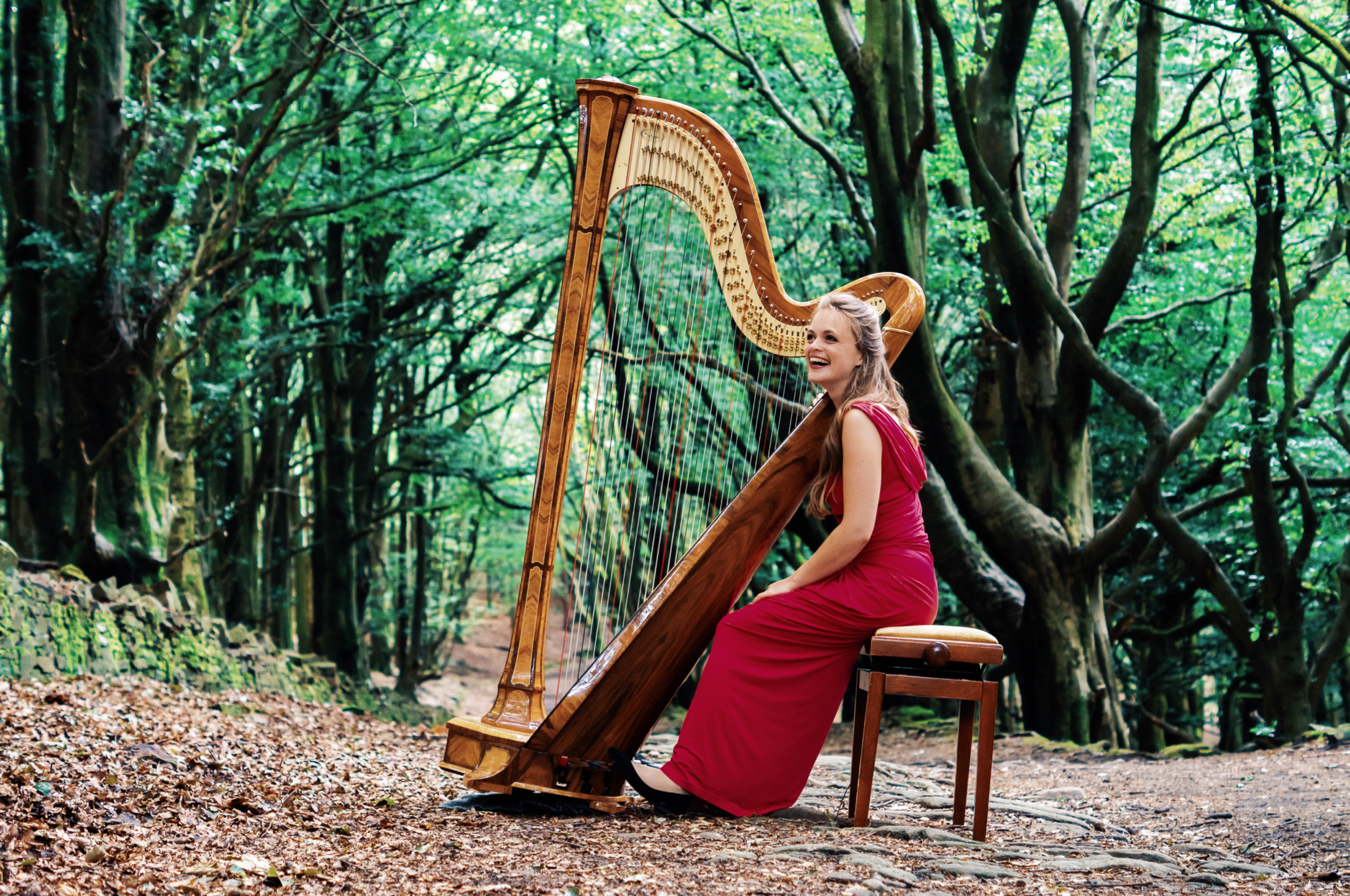 Photography by Jack Watkins for award-winning harpist, Lucy Nolan