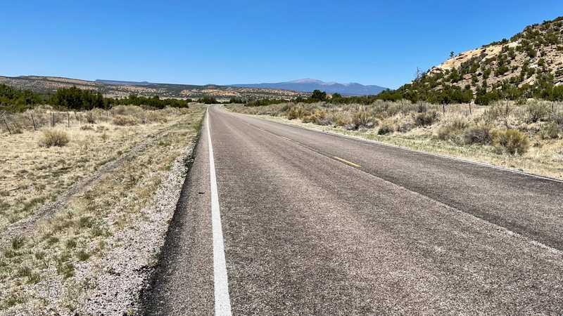 An open stretch of NM 117