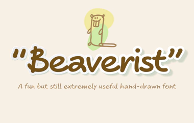 Hand drawn script font. Beaverist images/Futuristic_font_Beaverist_0.jpg