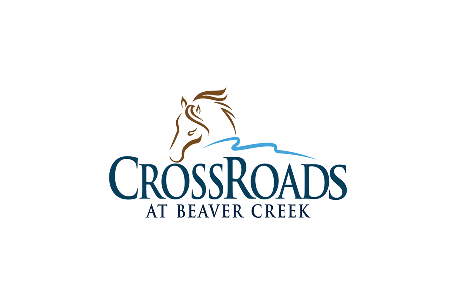 The official logo of CrossRoads Assisted Living and Memory Care in Calcutta, Ohio.