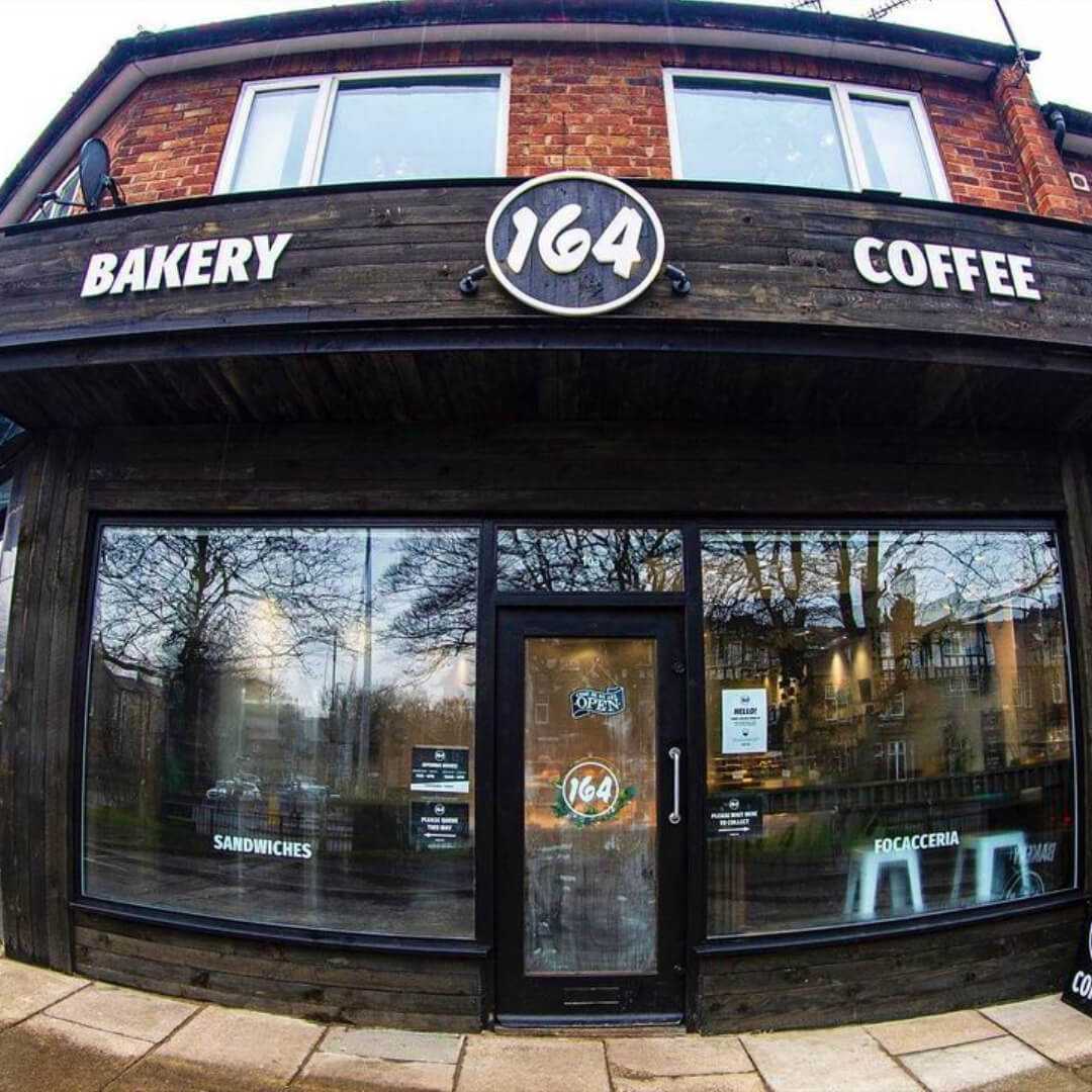 Front of Cafe 164 Headingley Leeds