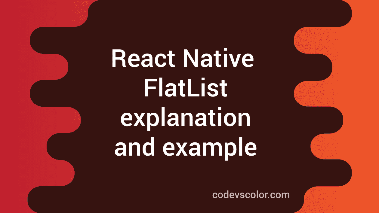 React Native Animated Flatlist Example