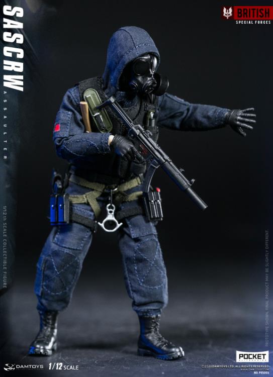Damtoys British Special Forces Pocket Elite Series SAS CRW Assaulter 1/12 Scale Figure