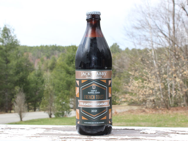 French Toast Barrel-Aged Framinghammer, a Baltic Porter brewed by Jack's Abby