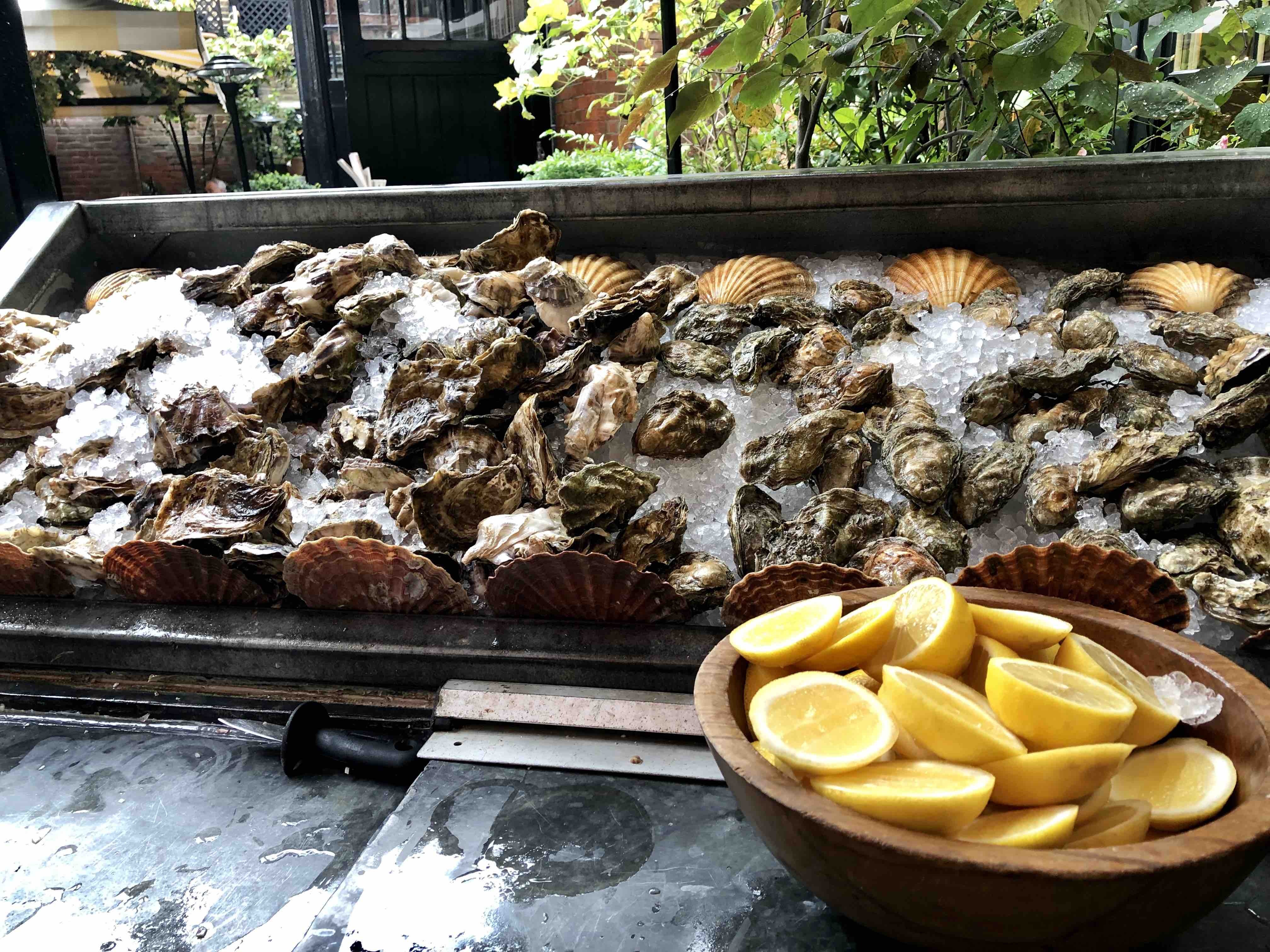 JAM London Chiltern Firehouse Oysters