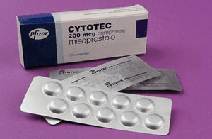 image of cytotec pill packaging