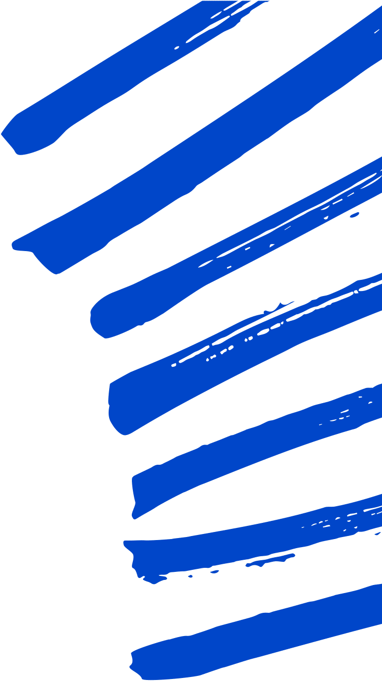 blue strokes