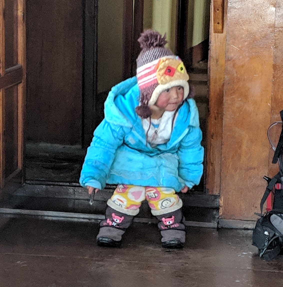 Funny little girl