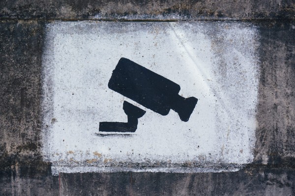CCTV camera surveillance signage warning alert