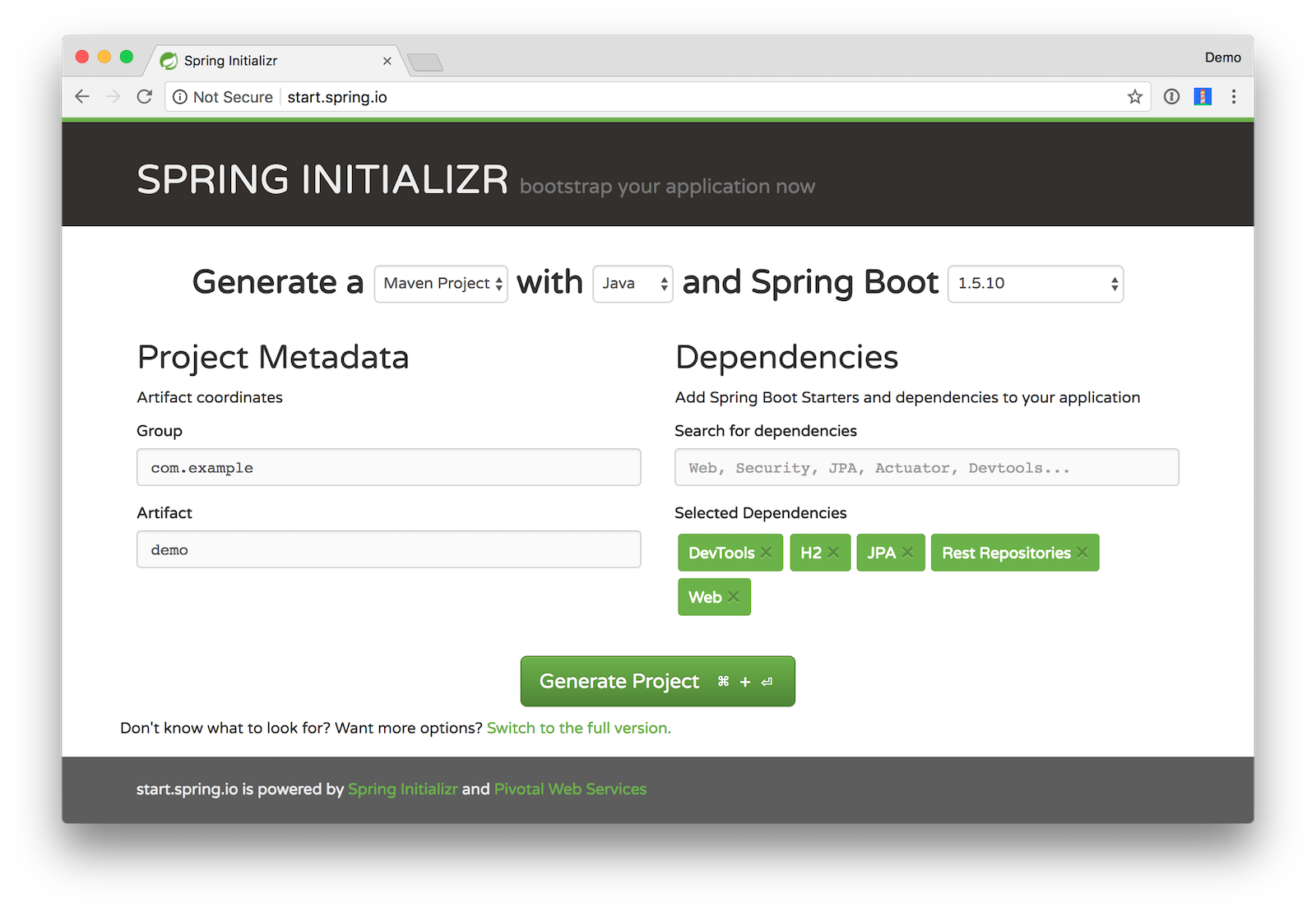 spring boot angular 5 maven