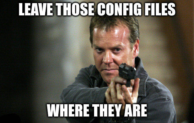 jack bauer holding a gun saying leabve those config files where they are
