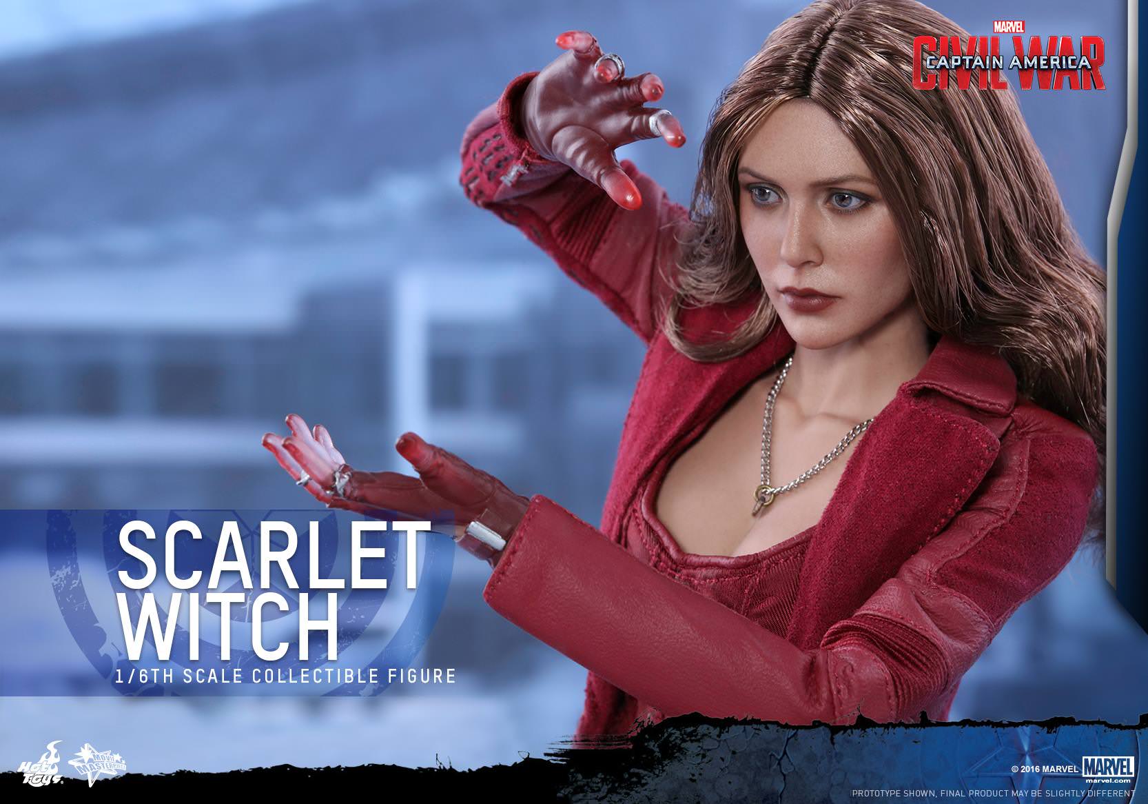Hot Toys Captain America: Civil War MMS370 Scarlet Witch 1/6th Scale Collectible Figure Hot Toys Captain America: Civil War MMS370 Scarlet Witch 1/6th Scale Collectible Figure