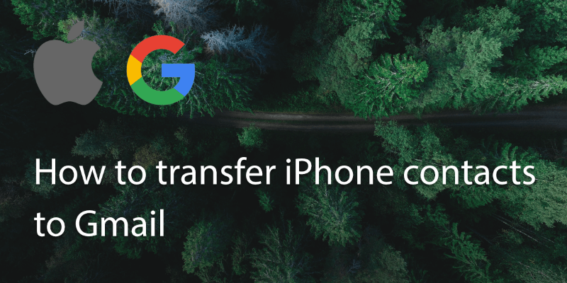 send iphone contacts to gmail