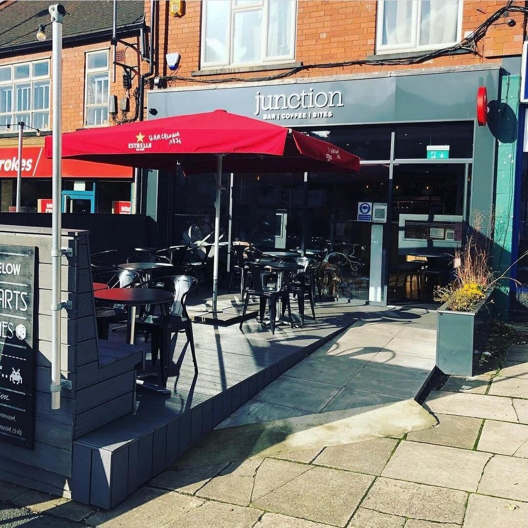 Junction meanwood outdoor seating
