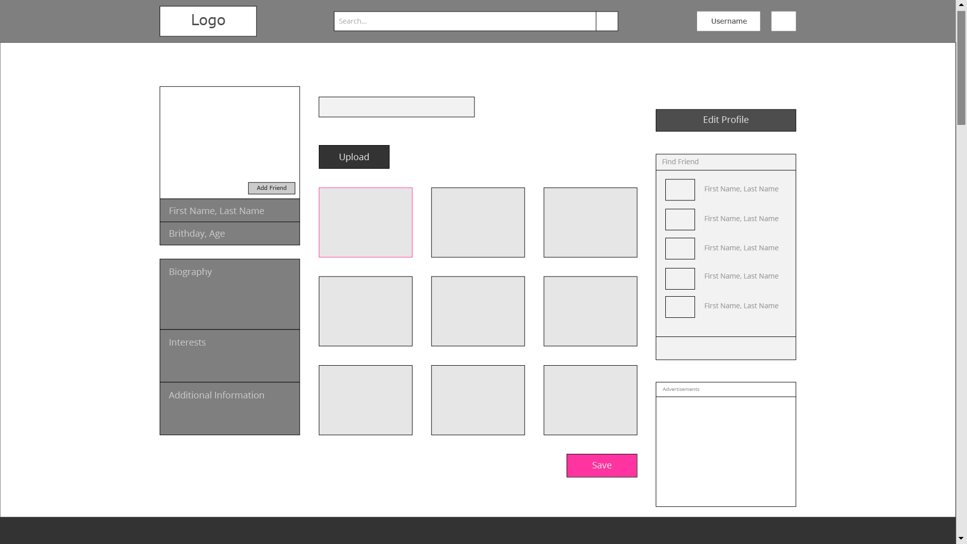 Sporterest Week 2 Wireframe 5