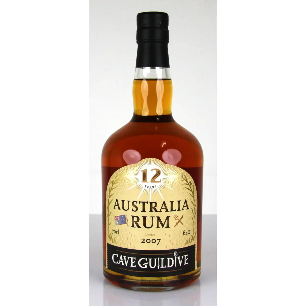 Image of the front of the bottle of the rum Australia Rum