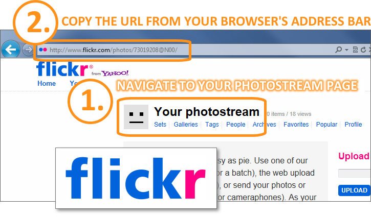 Email Signature - Get Flickr URL