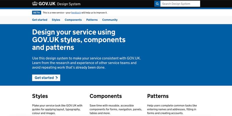 GOV.UK Design System