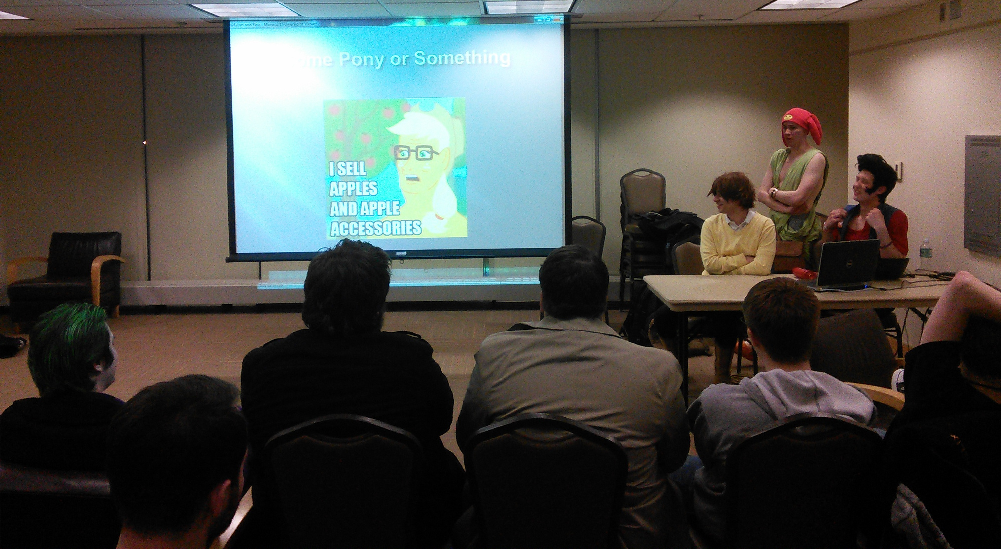 A panel at Animarathon XIII.