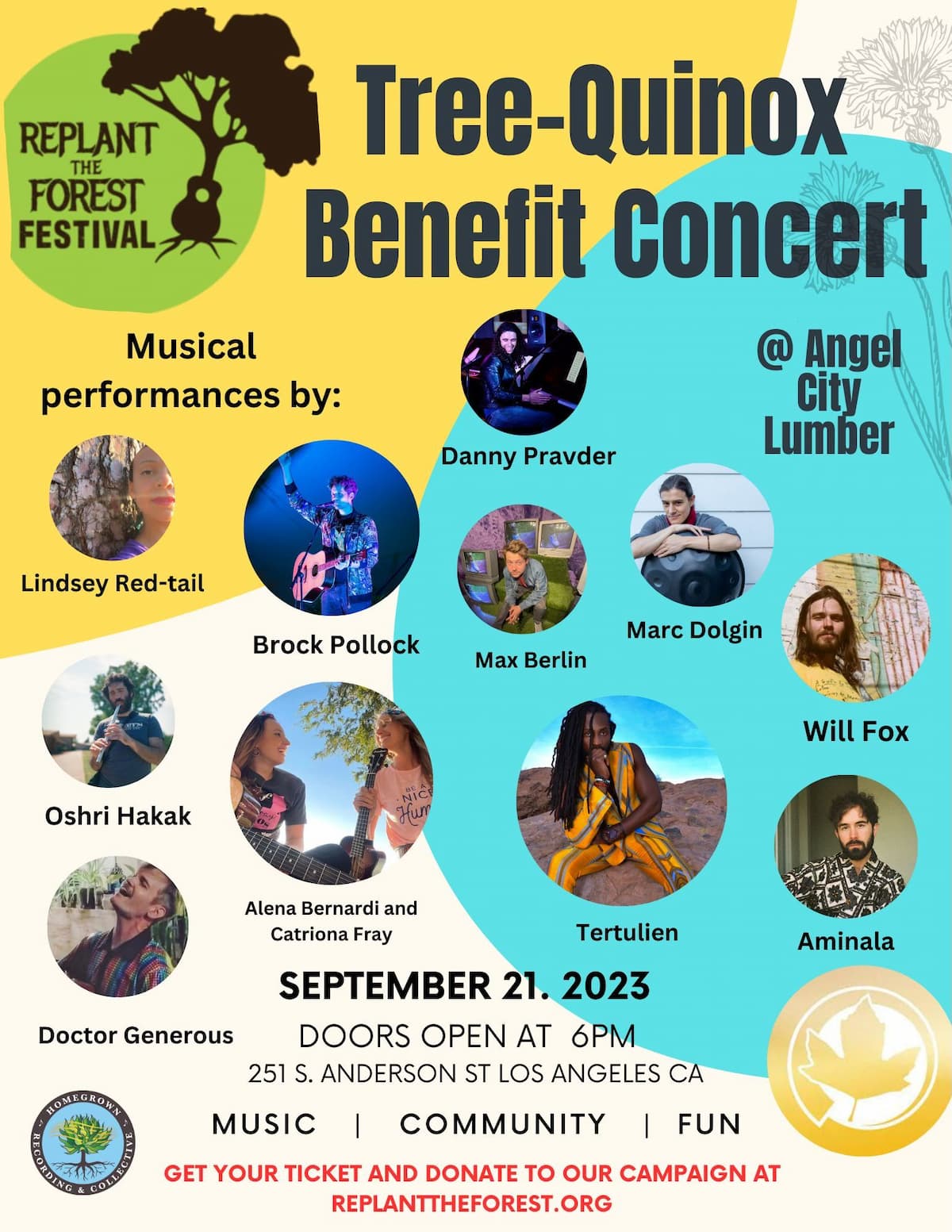 Tree-Quinox Benefit Concert