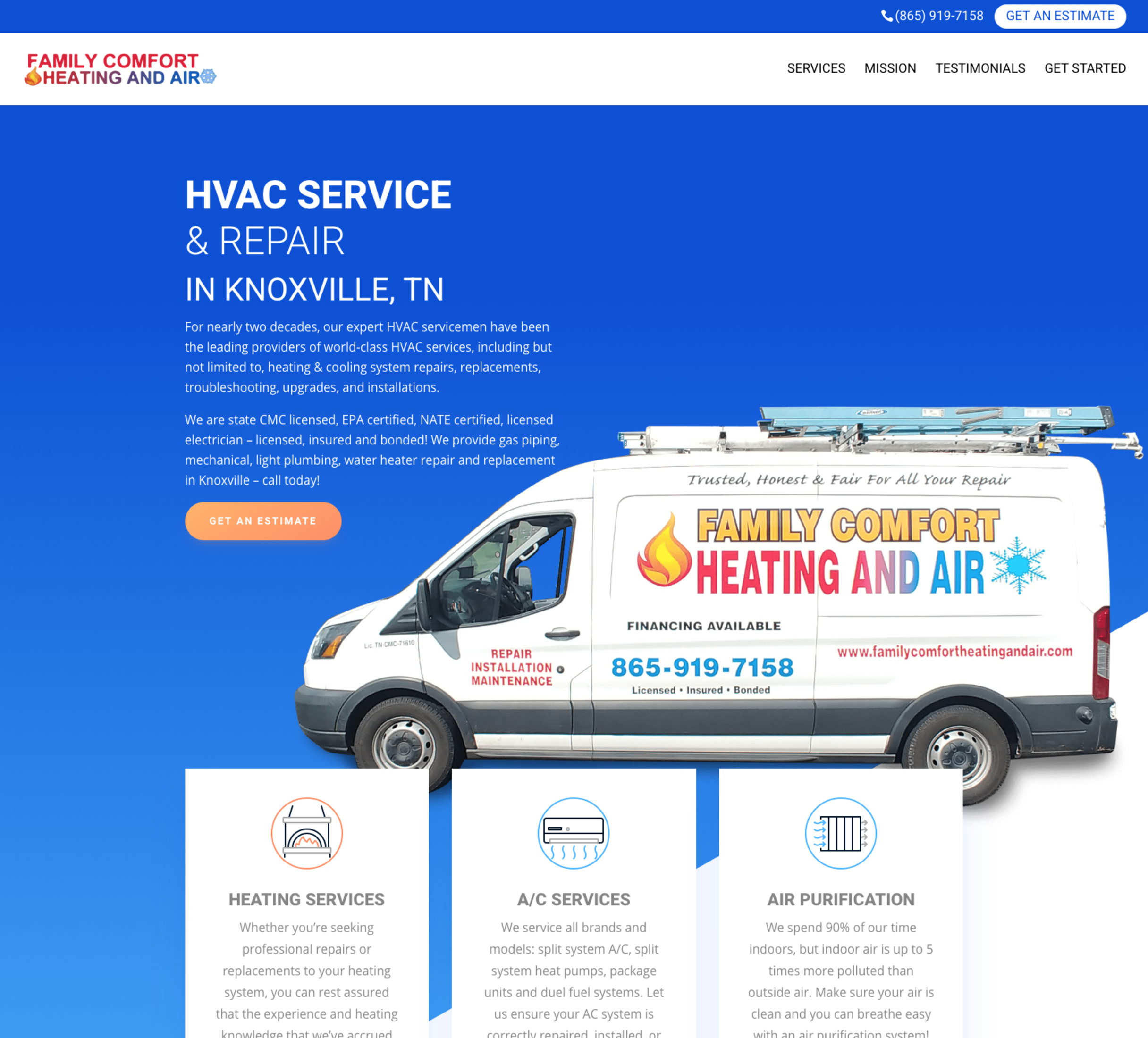 Family Comfort Heating and Air Slamdot