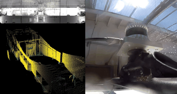 A connected OS1-64 undergoing pressure washing at 2000 PSI