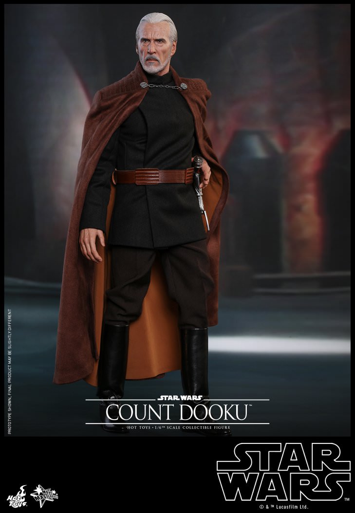 Hot Toys Star Wars: Attack of the Clones MMS496 Count Dooku 1/6th Scale Collectible Figure Hot Toys Star Wars: Attack of the Clones MMS496 Count Dooku 1/6th Scale Collectible Figure