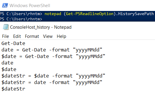 See the Command History Across All PowerShell Sessions