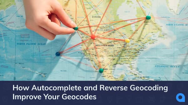 Autocomplete and reverse geocoding with map pins