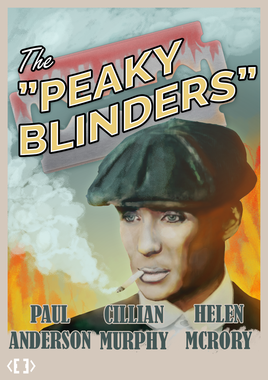 Peaky Blinders 1920's poster, by Embracket