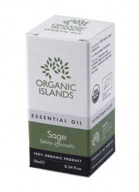 Olio essenziale BIO di salvia 10ml, Organic sage essential oil 10ml, Epicerie-Grecque-Produits-Grecs-Huile essentielle de sauge BIO 10ml
