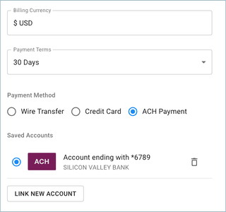 A screenshot of the modal dialog showing you the final payment setup form
