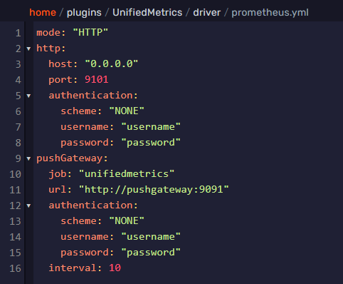 UnifiedMetrics