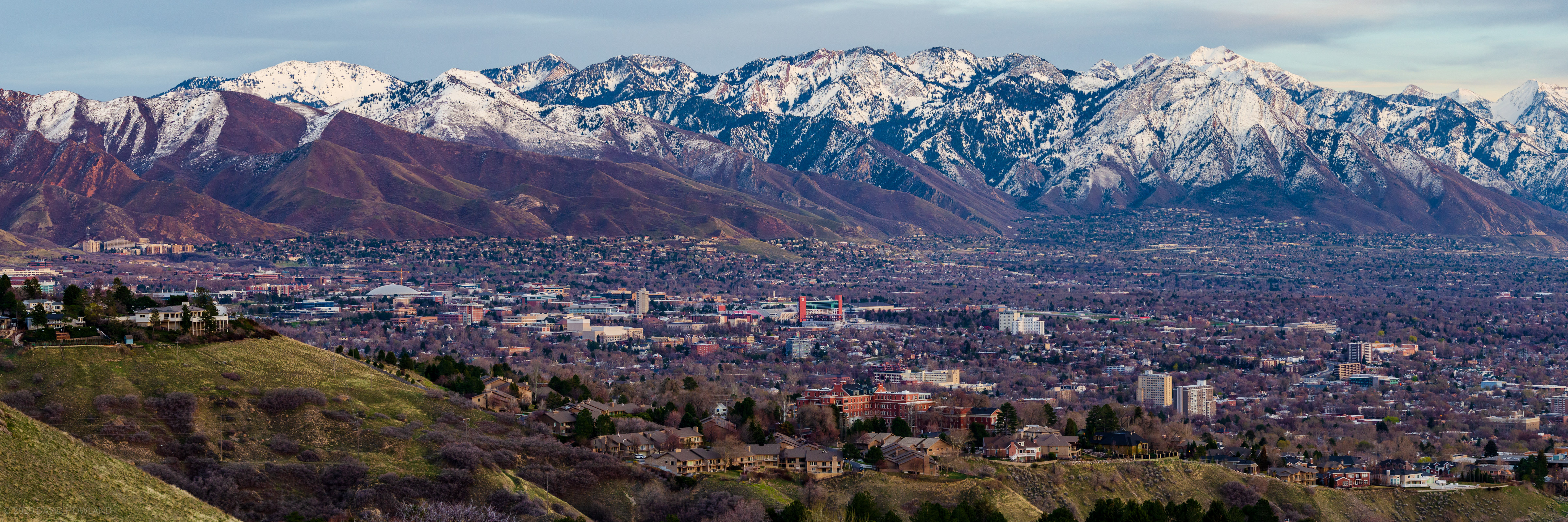 Salt Lake City and the Wasatch