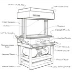 Wood moulding machine