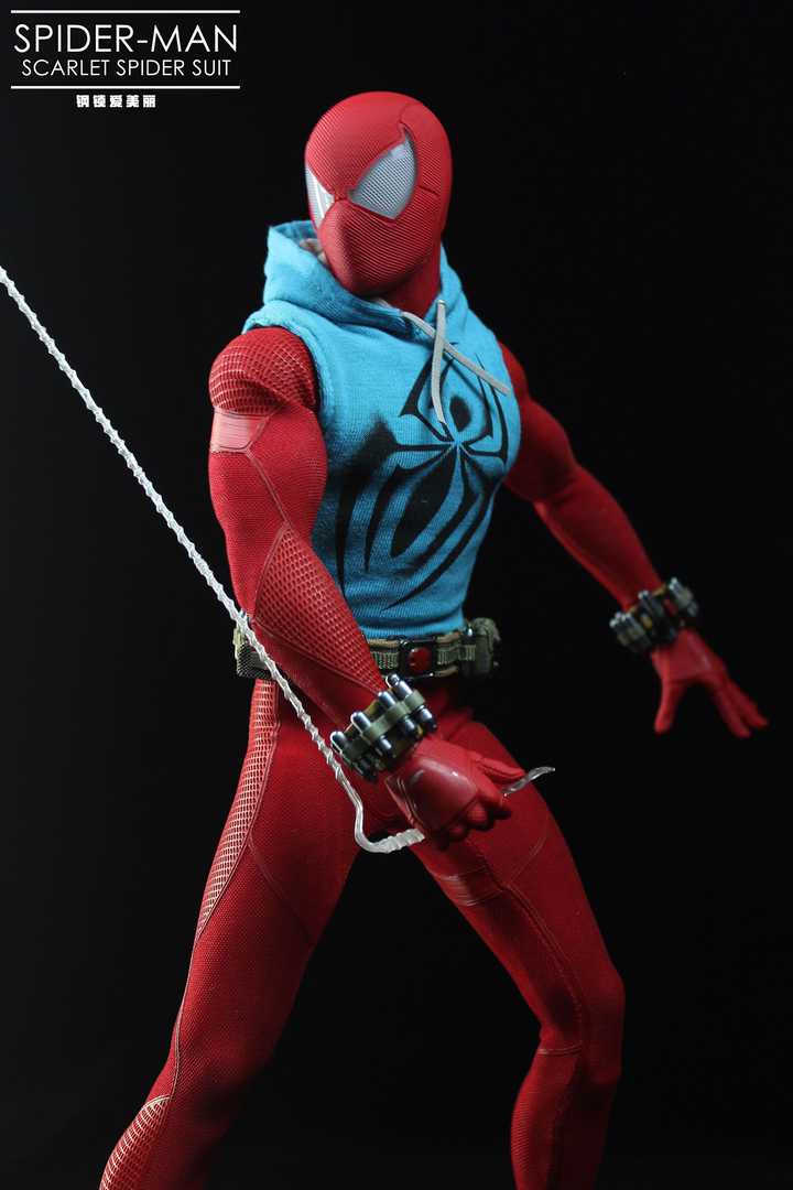 spider man scarlet hot toys